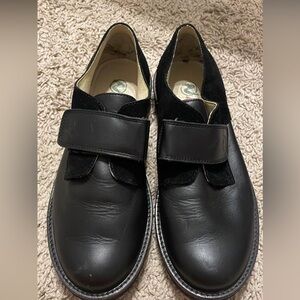Naturino Boys Black Leather Dress Shoes Size 3 Youth